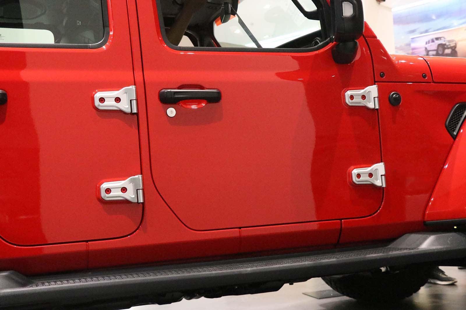 (8pcs/set) Door Hinge Shell pour Jeep Wrangler JL 2018-2022 (noir/ rouge/ Silver) – vue 12