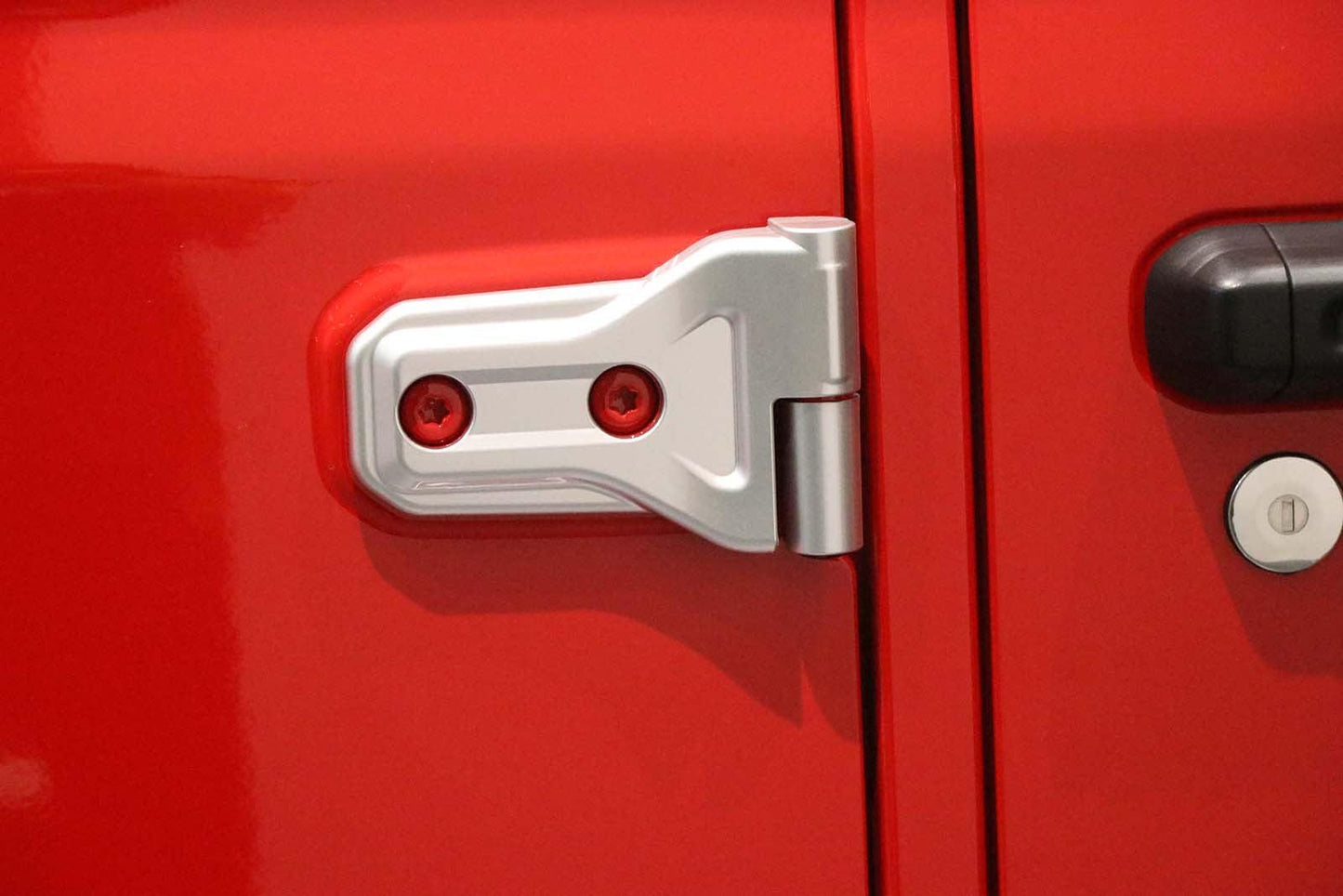 (8pcs/set) Door Hinge Shell pour Jeep Wrangler JL 2018-2022 (noir/ rouge/ Silver) – vue 10