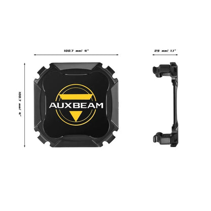CUBE-Z série 4″ Projecteurs LED compacts cache de protection noir – vue 7 – NOVADOMIO