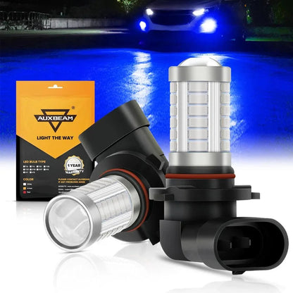 9006/HB4 Ampoules LED antibrouillard / DRL 50W 4000LM bleu profond 33LED série – 2 ampoules – NOVADOMIO