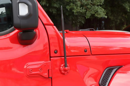 Enjoliveur de base d’antenne radio pour Jeep Wrangler JL 2018–2022 (noir/ rouge/ argent) – vue 5 – NOVADOMIO