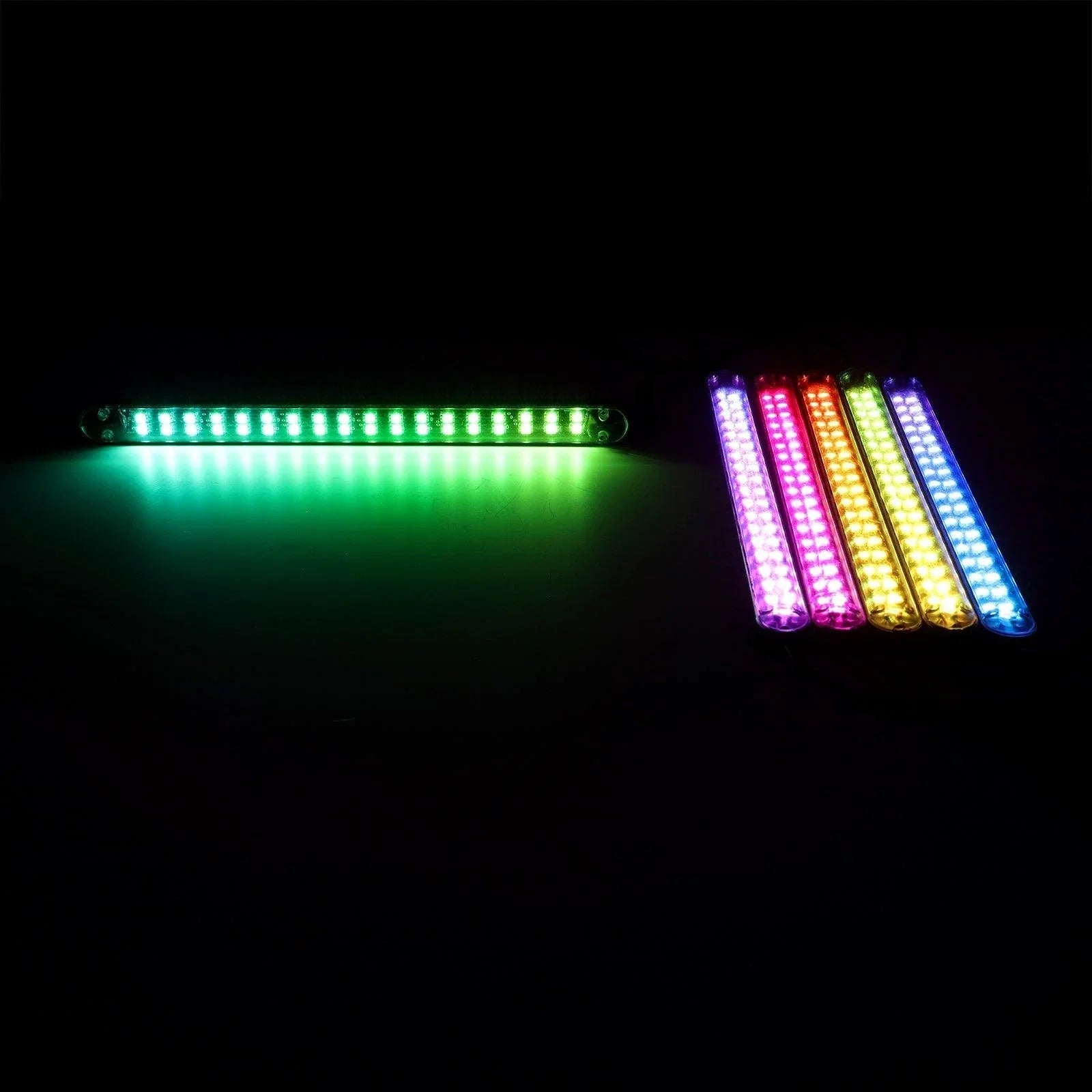 Magic Dream Color RGB Underglow Lights LED Strip Lights Kit avec Bluetooth APP & Télécommande sans fil avec Brake Light Func…