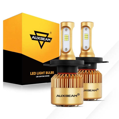 H4/9003 Ampoules de phare LED 72 W 10 000 lm S3 série refroidissement par ventilateur 6 500 K blanc froid – 2 ampoules