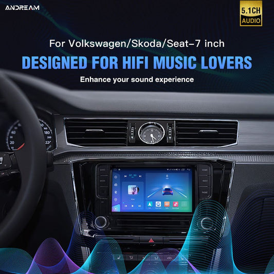 Autoradio GPS Andream pour Volkswagen Skoda SEAT