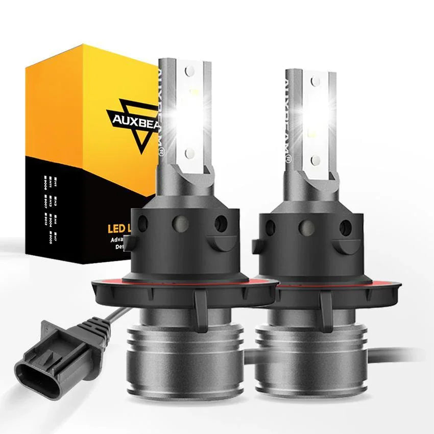 H13 Ampoules LED Z6 série sans ventilateur 300% plus lumineux 6500K lumière blanche