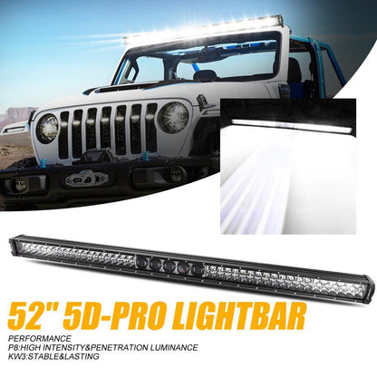 NEW 5D-PRO série Spot Barres LED avec DT kit faisceau électrique pour Jeep – vue 19 – NOVADOMIO