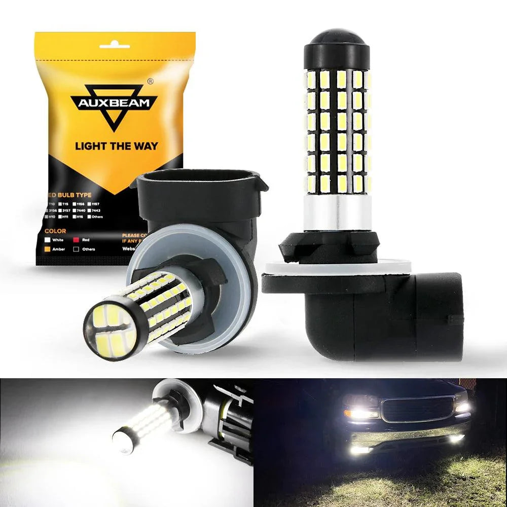 (2pcs/set) 880 881 2000LM 360°avec Projector blanc froid Ampoules antibrouillard LED/DRL – vue 10