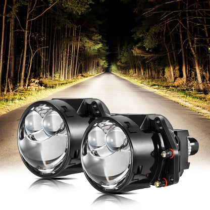 3″ 136 W 6 000 K Double Hyperboloid Bi-LED lentille projecteur phare installation sans modification destructive lentille