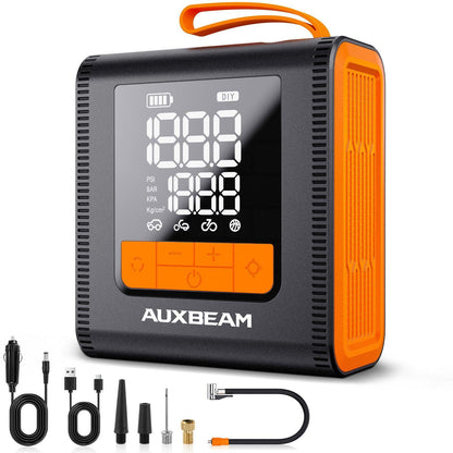 Model-H4 19 mm Cylinder Portable automobile Tire Inflator Air Compressor Pump pour pick-up automobile moto Bike Ball – vue 7