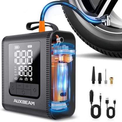 Model-H4 PRO 19 mm Cylinder Portable automobile Tire Inflator Air Compressor Pump pour pick-up automobile moto Bike Ball