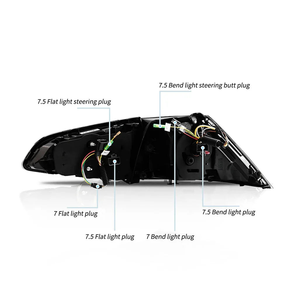 LED bloc de feux arrière avec Sequential clignotant pour 2013-2021 Volkswagen Golf MK7 MK7.5 Hatchback – vue 10