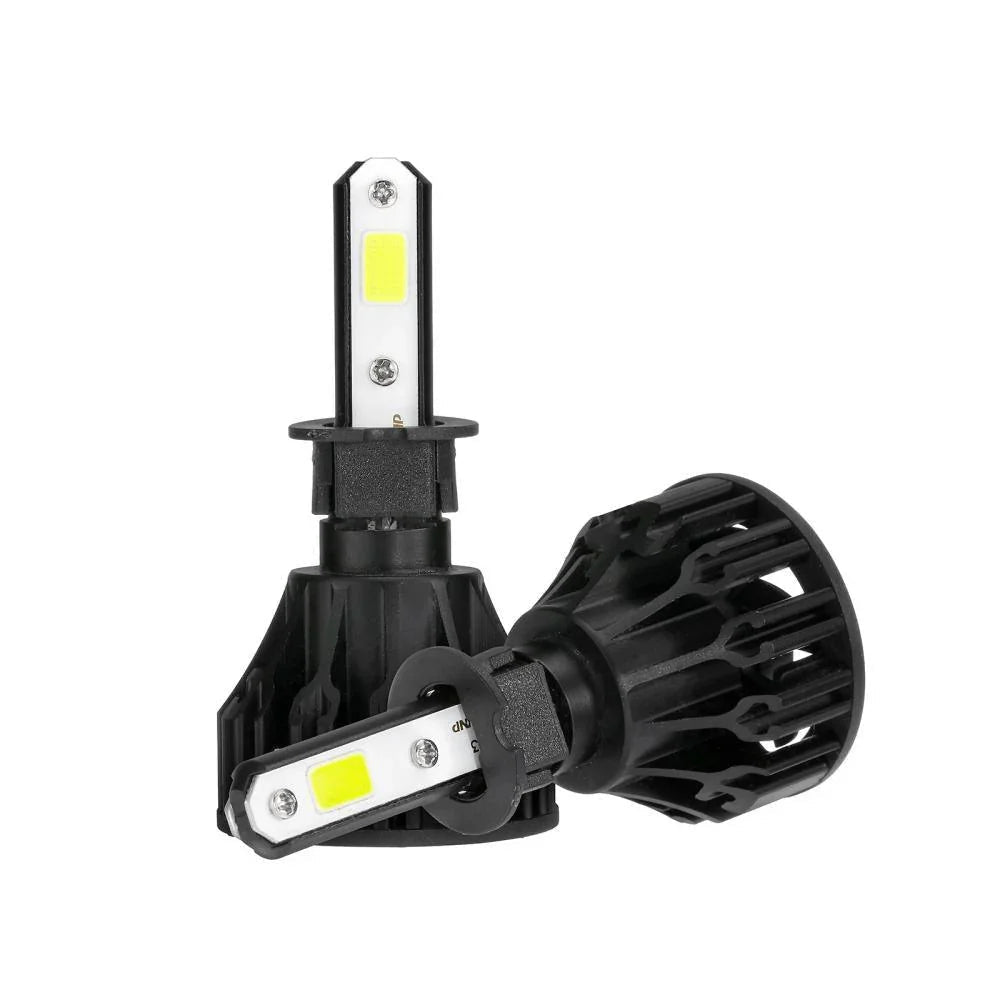T5 série Fan Cooling 50W 5000LM Ampoules LED High Low Beam Conversion Kit