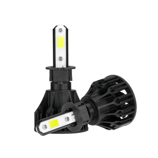 T5 série Fan Cooling 50W 5000LM Ampoules LED High Low Beam Conversion Kit