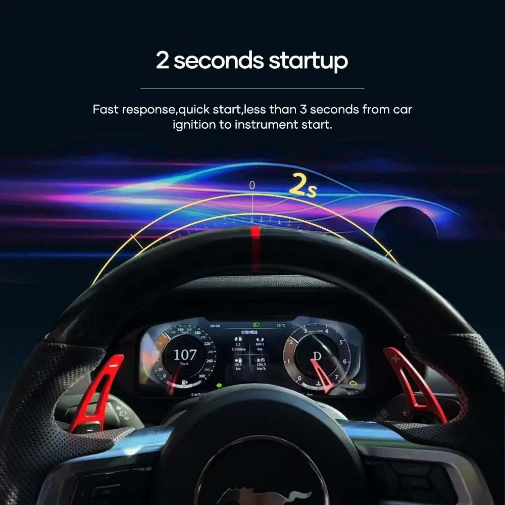 Virtual Cockpit Ford Mustang 2012-2023 LCD 12,3″ – NOVADOMIO