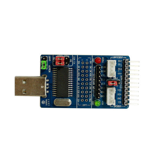 Adaptateur série USB tout-en-1 vers SPI / I2C / IIC / UART / TTL / ISP – vue principale