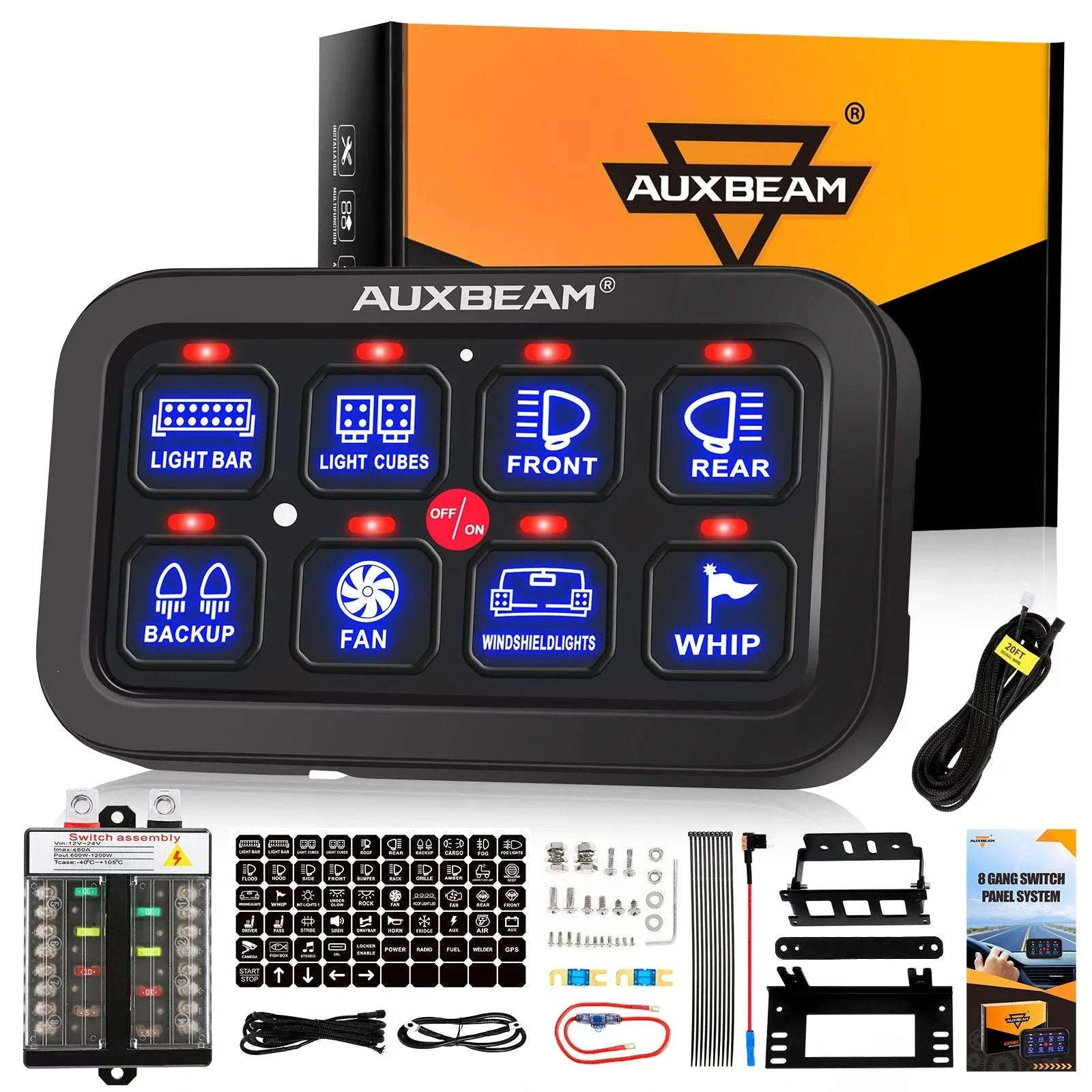 Single série 6/8 voies LED panneau de commande,tout-terrain Controller – vue 27