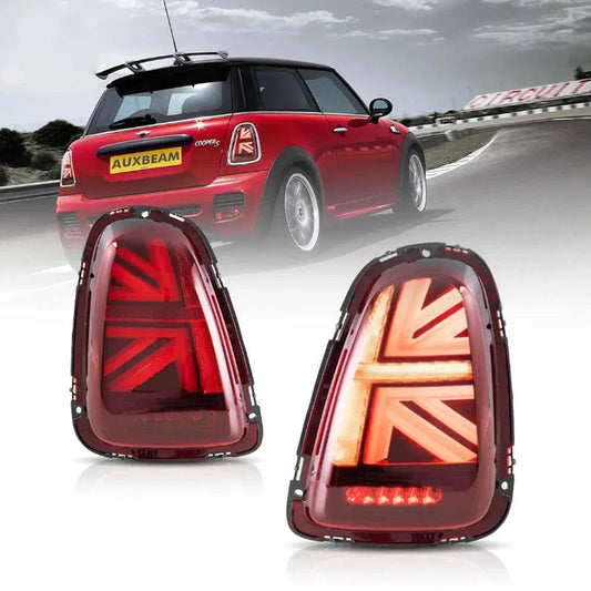 LED bloc de feux arrière avec orange Sequential clignotant pour 2007-2015 Mini R série 2th Gen (R56 R57 R58 R59）