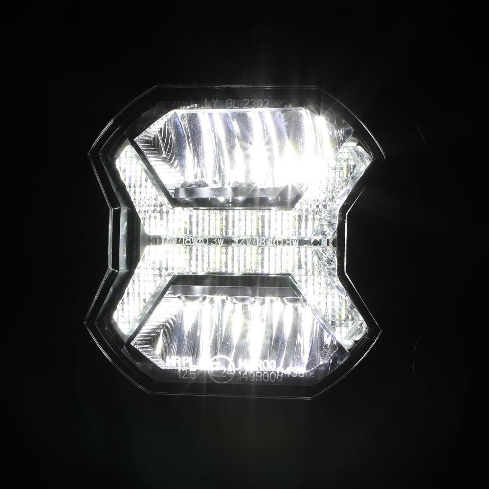 4 Inch LED Fog Lights avec blanc DRL pour Jeep Wrangler JK/ Jeep Grand Cherokee/ Dodge – vue 2