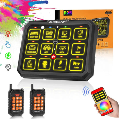 AC série 8/12 voies RGB panneau de commande avec APP&télécommande, modes bascule / momentané / impulsion – vue 16 – NOVADOMIO