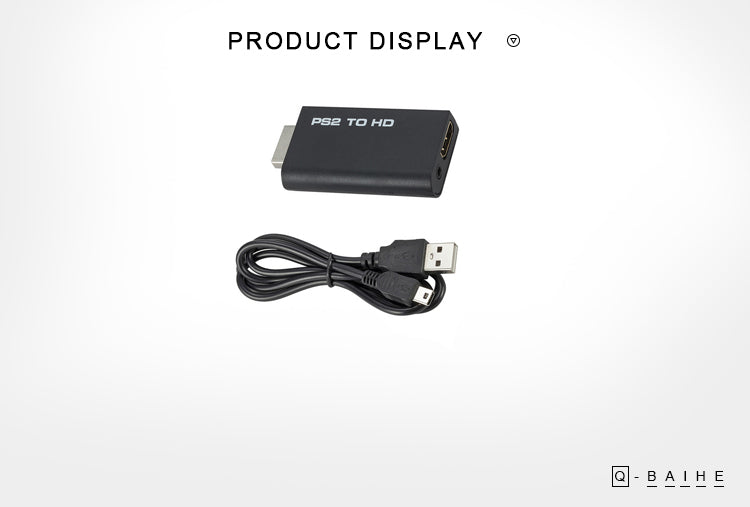 NOUVELLE console de jeu PS2 vers HDTV vers console de jeu PS2 vers conversion vidéo TV HDTV – vue 7
