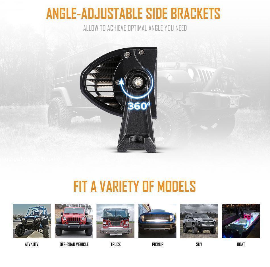 V-série RGB Color Changing Off Road Barres LED – vue 6
