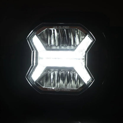 4″ LED antibrouillards avec blanc DRL pour Jeep Wrangler JL 2018–2021 – vue 5 – NOVADOMIO