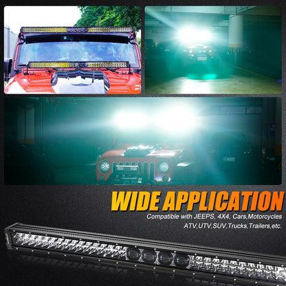 NEW 42″ 5D-PRO série 44 000 lm faisceau longue portée tout-terrain Barres LED – vue 10 – NOVADOMIO