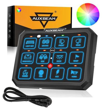 RB120 RGB panneau de commande, modes bascule / momentané / impulsion (sortie double) – vue 10 – NOVADOMIO
