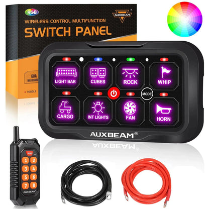 RC-800/RA84 RGB panneau de commande avec télécommande, modes bascule / momentané / impulsion (sortie simple) – vue 12