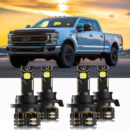 pour 2020 Ford F-250 Super Duty H13 Ampoules de phare LED Bundle – vue 12 – NOVADOMIO