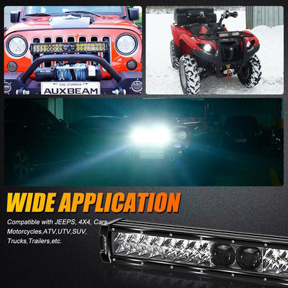 NEW VERSION 22″ 5D-PRO série Combo double rangée Barres LED avec DT kit faisceau électrique pour Chevrolet Colorado – vue 13