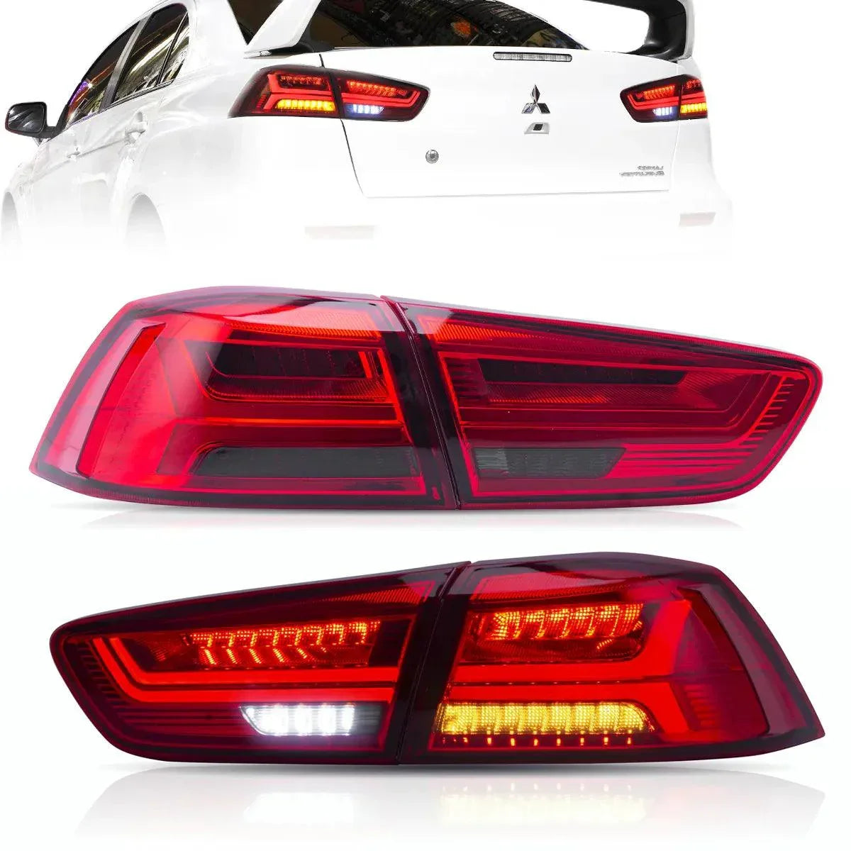 LED bloc de feux arrière avec Sequential clignotant pour 2008-2017 Mitsubishi Lancer & EVO X – vue 21