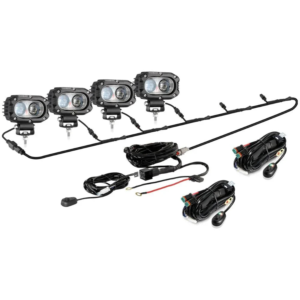 R4 série | 4 Inch 60W faisceau longue portée LED Pods Light blanc Driving Light – vue 13