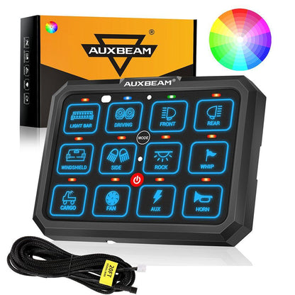 RB120 RGB panneau de commande, modes bascule / momentané / impulsion (sortie double) – vue 9 – NOVADOMIO