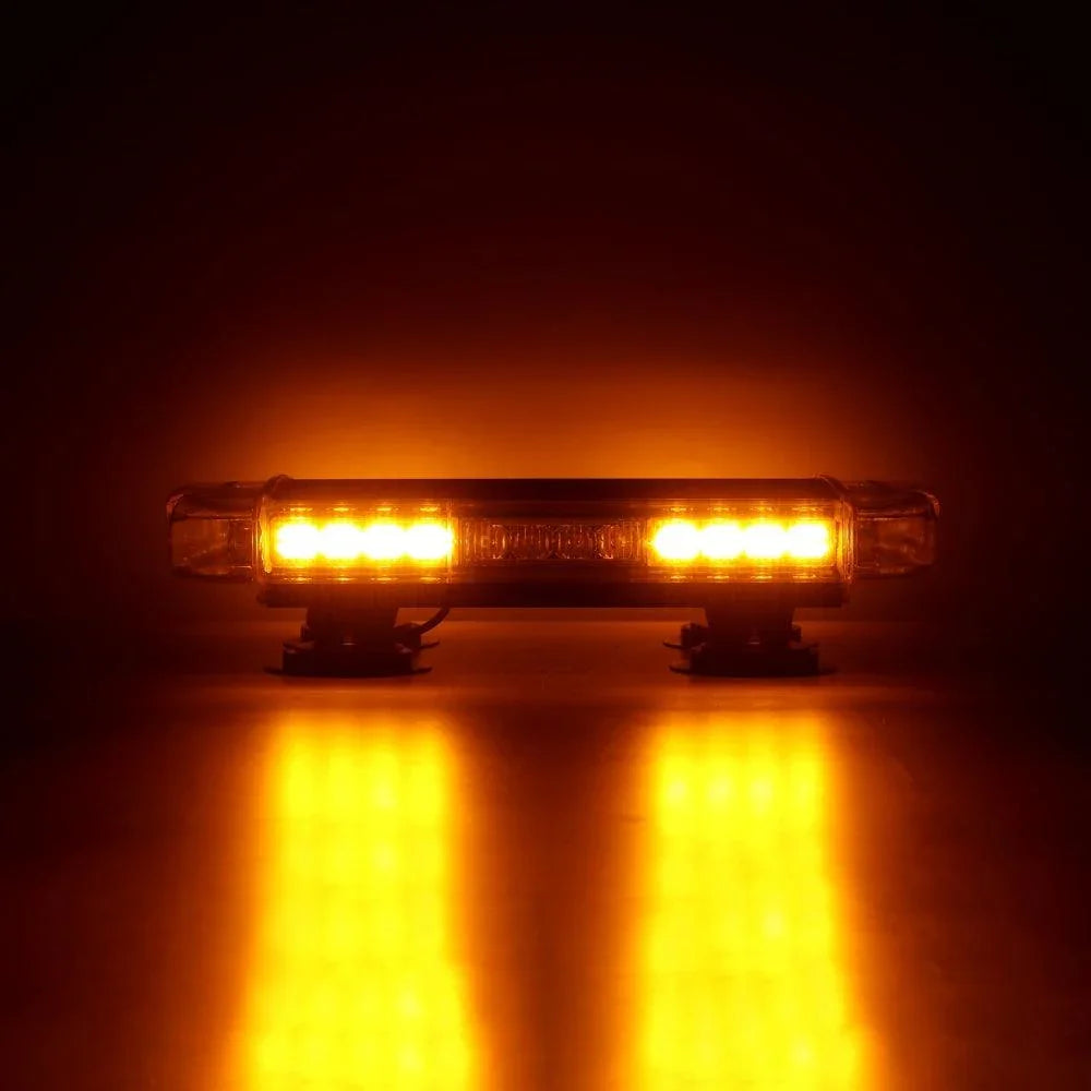 17" Rooftop Strobe Flashing Barres lumineuses, 23 Flashing Modes Magnetic Mount Emergency Safety Warning Caution Beacon Ligh…