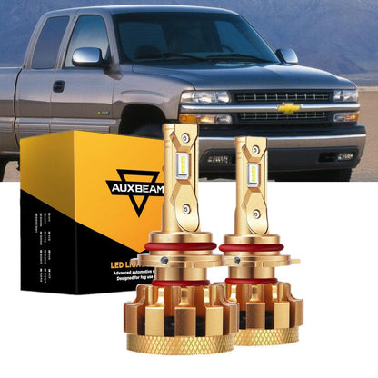 Kit d’ampoules LED feux de route/croisement F-16 Plus série CAN-bus intégré 14 000 lm pour Chevrolet Silverado 1500 2003–2006