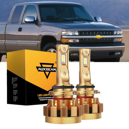 Kit d’ampoules LED feux de route/croisement F-16 Plus série CAN-bus intégré 14 000 lm pour Chevrolet Silverado 1500 2000–2002