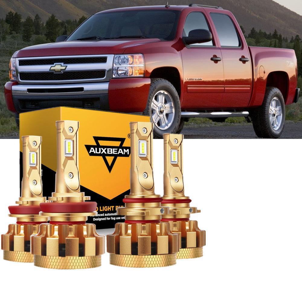 pour 2007-2015 Chevrolet Silverado 1500 F-16 Plus série Built-in Canbus Automotive Grade 14000LM Ampoules LED High Low Beam…