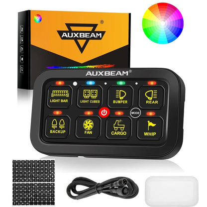 RB80 RGB panneau de commande, modes bascule / momentané / impulsion (sortie double) – vue 11 – NOVADOMIO