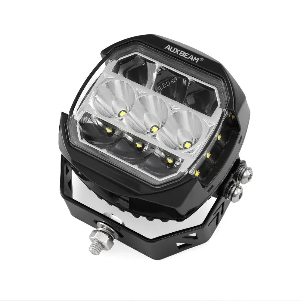 XP-ULTRA série 5 Inch 174W LED Side Shooter Pod Lights avec blanc DRL&orange clignotant Light – vue 10