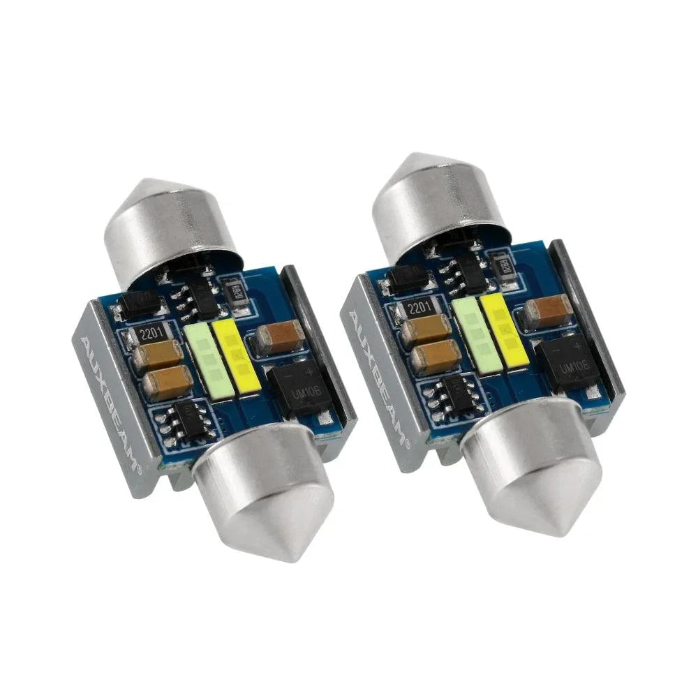 (2pcs/set) bicolore à commutation 31MM DE3175 DE3021 DE3022 1.22" 1860CSP 6500K blanc froid& Ice Blue LED Festoon Canbus pou…