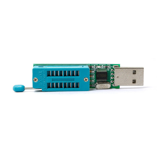 Programmeur 24CXX 24LCXX, lecteur EEPROM, graveur + 24C02 + SOP vers bloc DIP, Port USB – vue 2