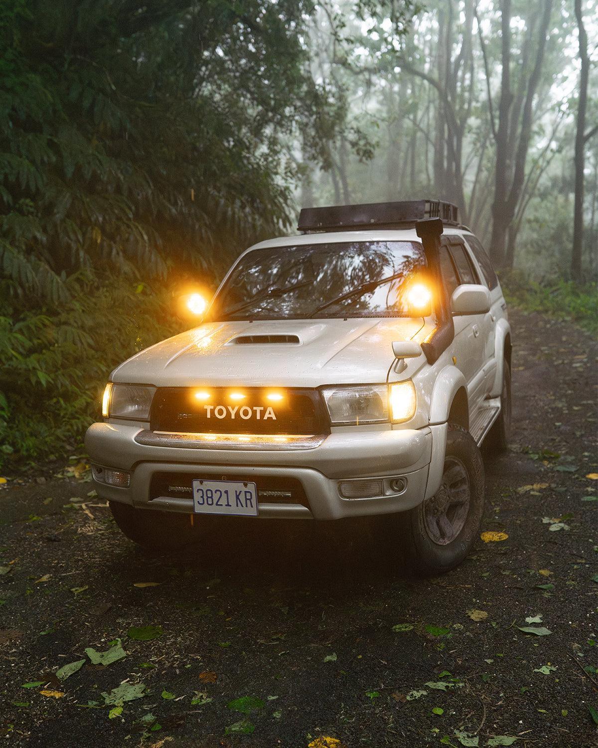 CUBE-Z série 4 Inch Spot Projecteurs LED compacts tout-terrain avec blanc DRL & orange clignotant Lights – vue 9