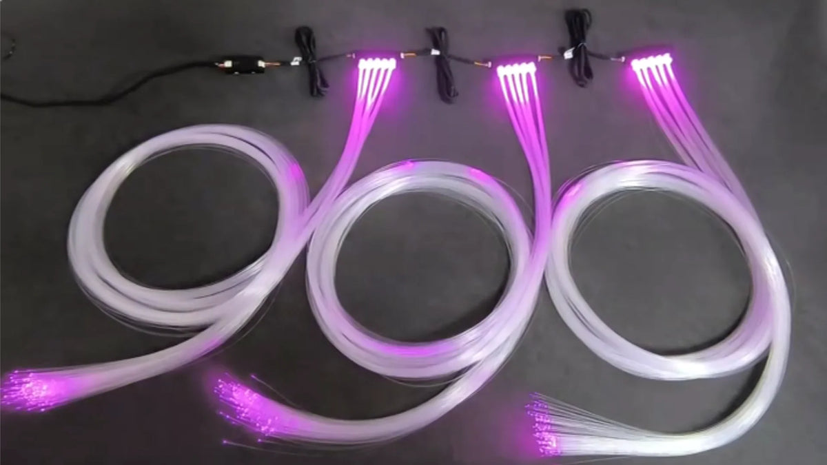 Kit ciel étoilé LED 16 W – 1 800 fibres optiques – photo 4