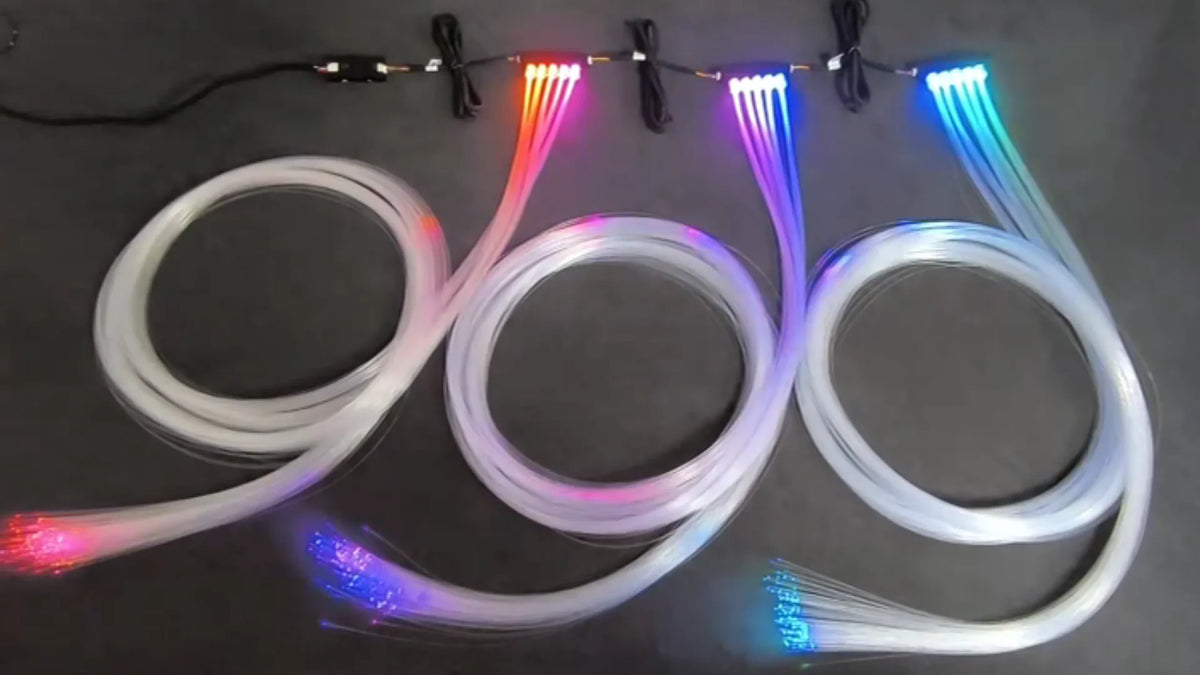 Kit ciel étoilé LED 16 W – 1 800 fibres optiques – photo 6