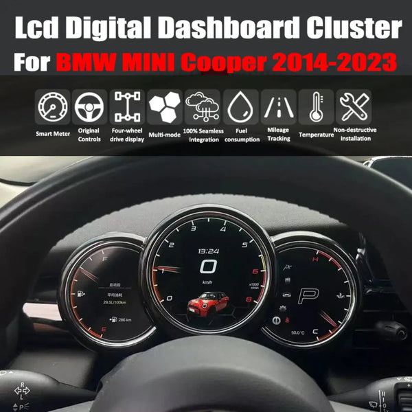 Virtual Cockpit BMW MINI Cooper 2014-2023 - tableau de bord numérique LCD