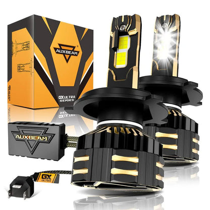 H4 Ampoules de phare LED 240W 40000LM GX-ULTRA série 6500K blanc froid – 2 ampoules – NOVADOMIO