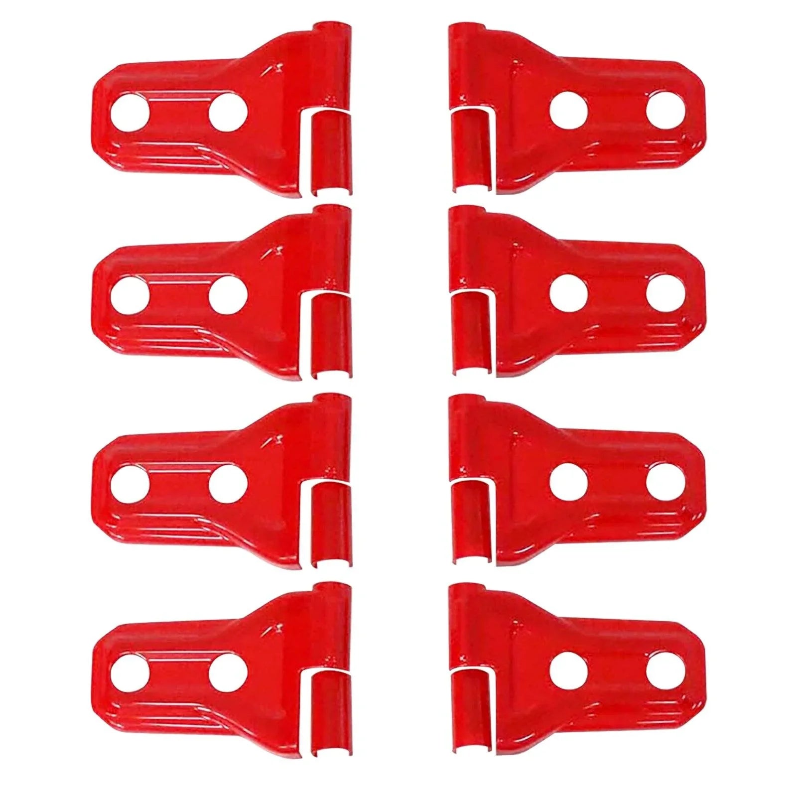 (8pcs/set) Door Hinge Shell pour Jeep Wrangler JL 2018-2022 (noir/ rouge/ Silver)