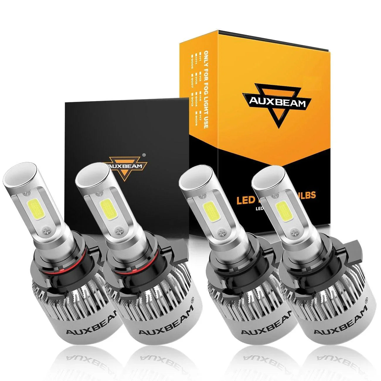 Super Brightest COB S2 série 8000LM 72W Ampoules de phare LED 6500K blanc froid – vue 9