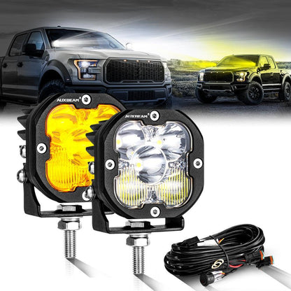 3″ 80 W 9 600 lm projecteurs LED compacts blanc&orange pour Ford – vue 20 – NOVADOMIO